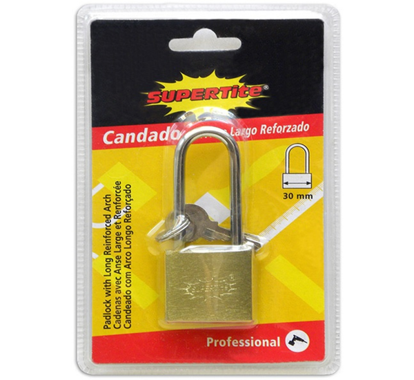 CANDADO COBRE MEDIANO CUELLO LARGO 40mm