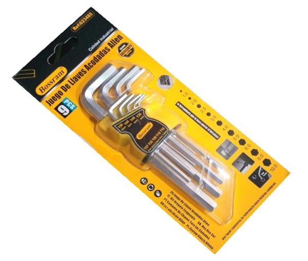LLAVES ALLEN 9pz BLISTER