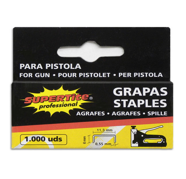 GRAPAS CLAVADORA SUPERTITE 1000ud