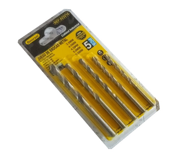 JGO. BROCAS METAL 5ud BLISTER
