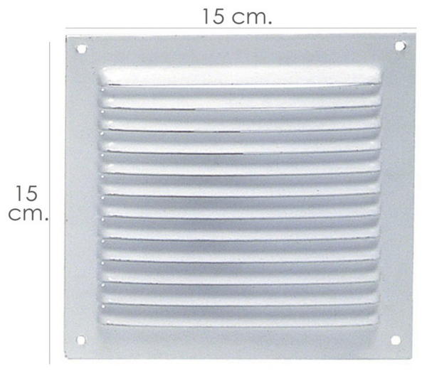 REJILLA VENTILACION CROMADA