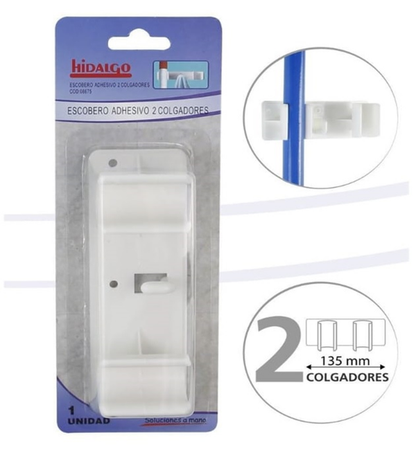 COLGADOR DOBLE PARA CEPILLOS