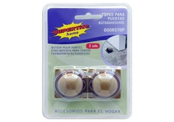 TOPE PUERTAS ADHESIVO 2ud BLISTER (12)