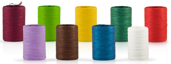BOBINA HILO PLANO RAFIA COLORES (12)