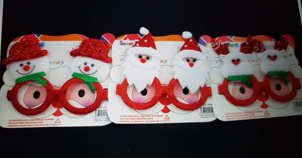 GAFAS FIESTA NAVIDAD MUÑECOS