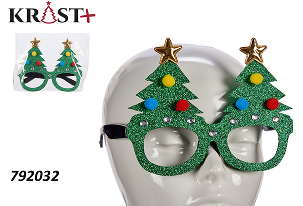 GAFAS ARBOLES NAVIDAD VERDE