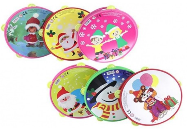 PANDERETA INFANTIL PLATILLO PLASTICO (25)