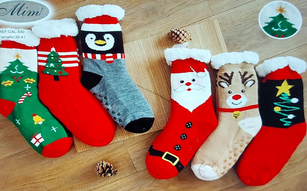 CALCETIN SRA. BORREGUITO NAVIDAD 35-41