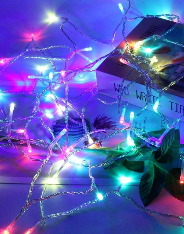 TIRA LUZ LED MULTICOLOR PILAS