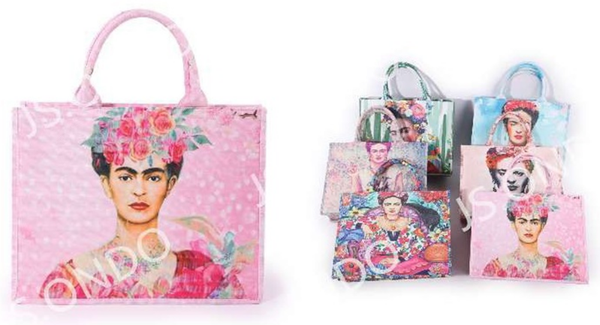 -BOLSO TEJIDO ESTAMPADO FRIDA