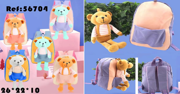 MOCHILA PASEO OSITO PELUCHE