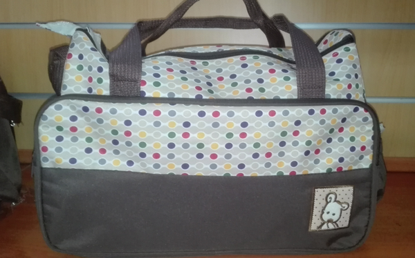 BOLSO CARRITO MACUTO POP GRIS/ROJO