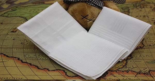PAÑUELO DE BOLSILLO BLANCO (12)