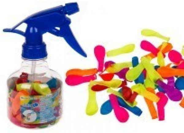 PULVERIZADOR+GLOBOS AGUA 50ud