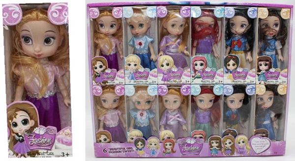 MUÑECA PRINCESA 6SURTIDAS (12)