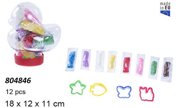 PLASTILINA BOTE PATO+MOLDES