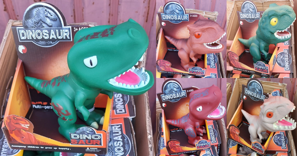 DINOSAURIO ACCION CAJA 5SURTIDOS