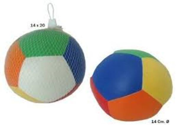 PELOTA BLANDITA COLORES 14cm