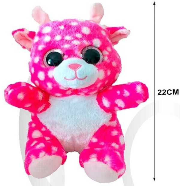 PELUCHE OJOS CRISTAL VAQUITA 22cm