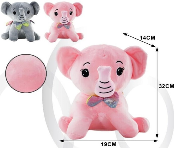 PELUCHE ELEFANTE 2SURTIDOS 32cm