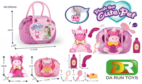 BOLSITO PELUCHE UNICORNIO ACCESORIOS