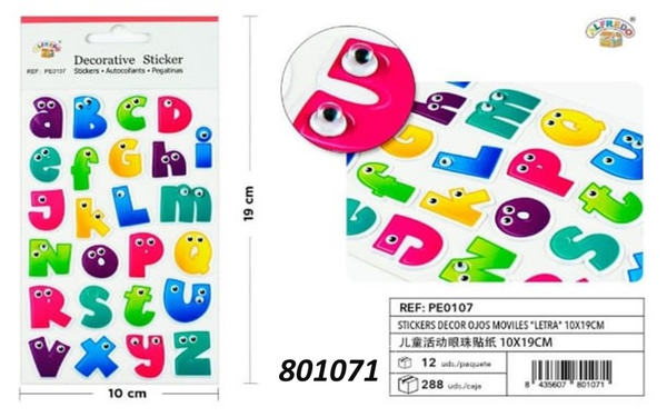 PEGATINAS LETRAS OJOS MOVILES (12)