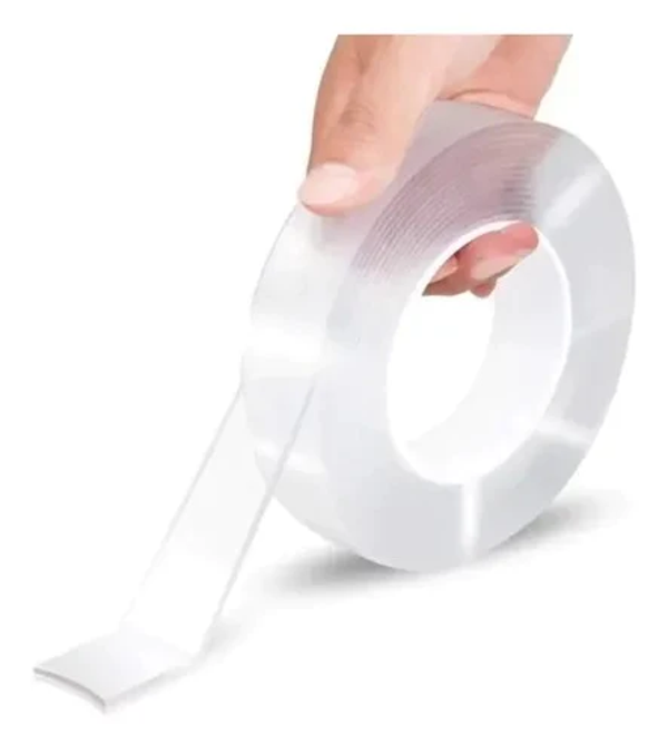 CINTA DOBLE CARA FINA TRANSPARENTE 1m (12)