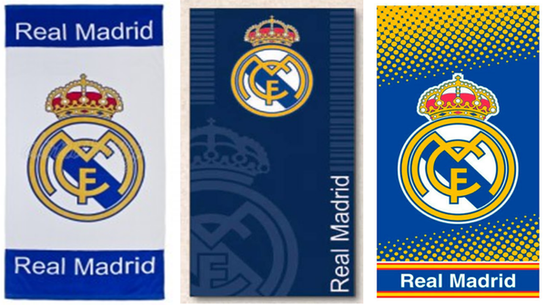 TOALLA PLAYA REAL MADRID MICROFIBRA 140x70cm