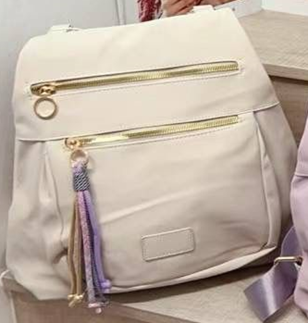 MOCHILA PASEO CINTAS COLORES 30x22cm