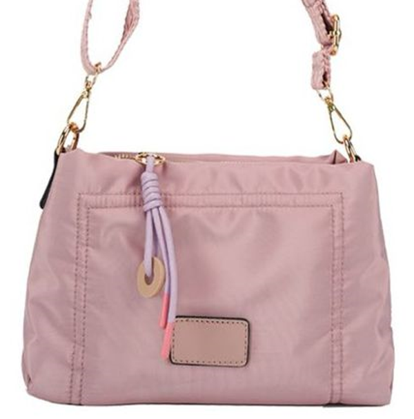 -BOLSO BANDOLERA LISO CINTAS 27x16cm