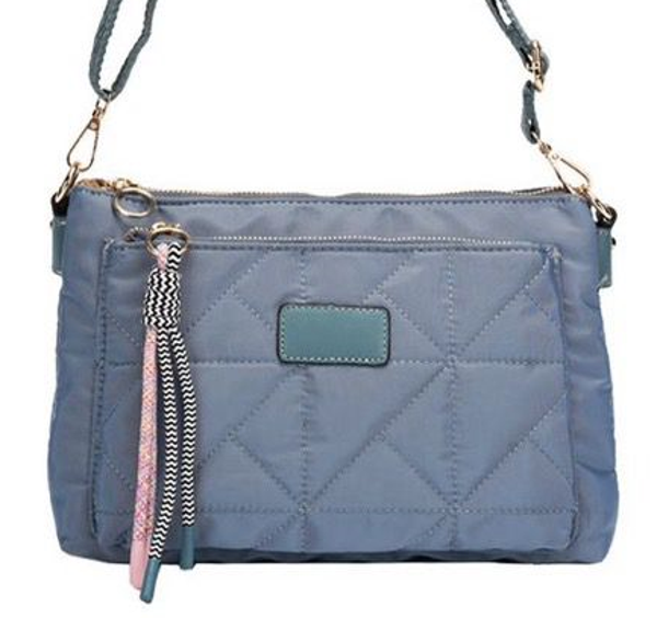 -BOLSO ALARGADO ACOLCHADO CINTA 30x21cm