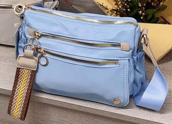 -BOLSO BANDOLERA 3CREMALLERAS 30x21cm