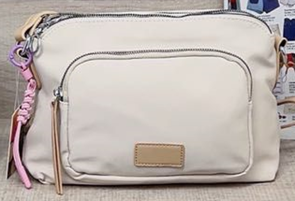 -BOLSO BANDOLERA LISO CINTA 28x22cm