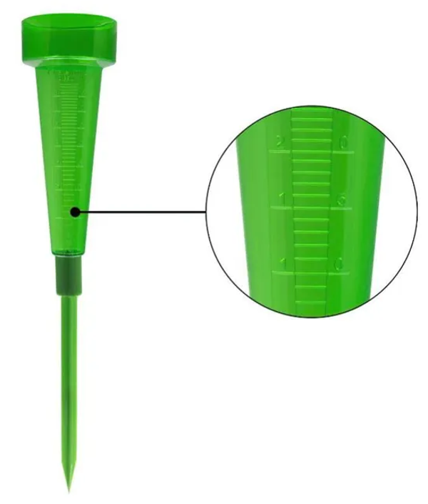 PLUVIOMETRO PLASTICO VERDE 40lit/m2