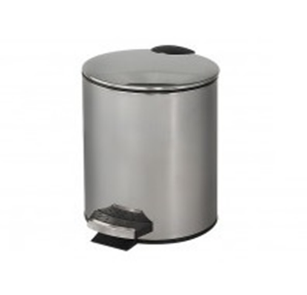 PAPELERA PEDAL INOX. 3 LITROS