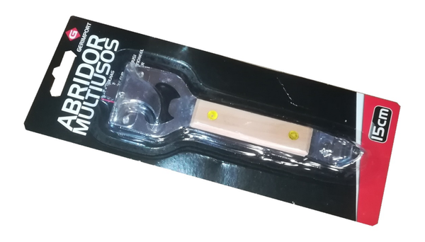 ABRIDOR MULTIUSOS MANGO MADERA