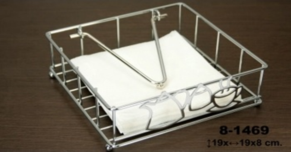 SERVILLETERO METAL CROMADO