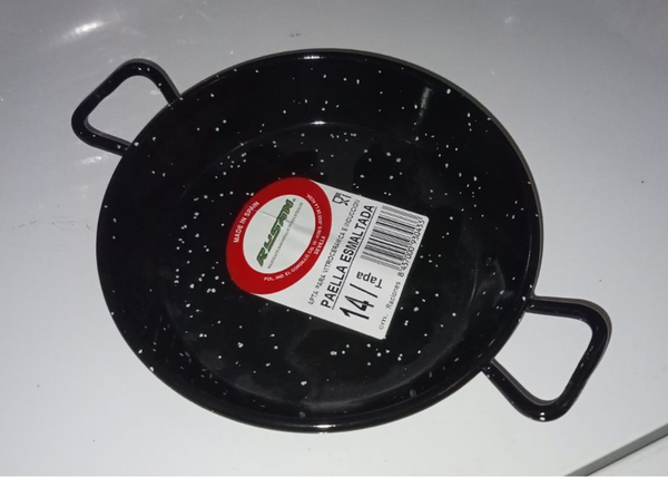 PAELLERA ESMALTADA PEQUEÑA 14cm