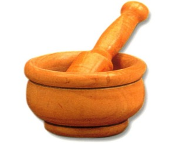 MORTERO DE MADERA