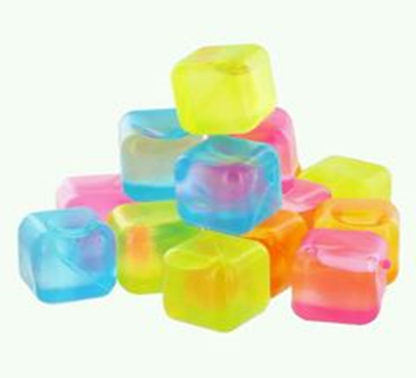 CUBITOS SILICONA 10ud COLORES MALLA