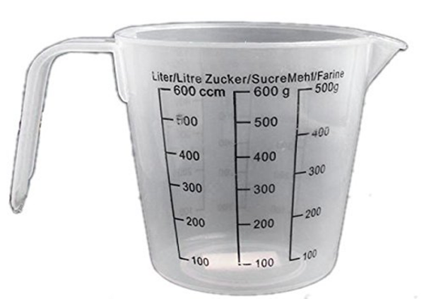 JARRA PLASTICO MEDIDORA 600ml