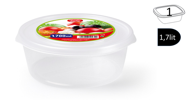 FIAMBRERA PLAST. RED. 1,7lit (12)