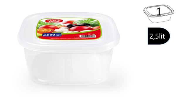 FIAMBRERA PLAST. CUAD. 2,5lit (12)