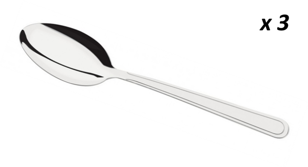 CUCHARA MESA INOX. BLISTER 3ud (12)