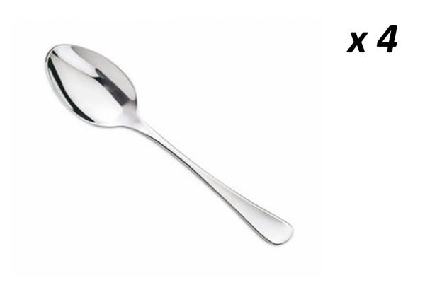 CUCHARA POSTRE INOX. BLISTER 4ud (12)