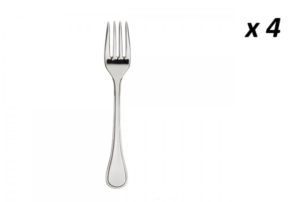 TENEDOR LUNCH INOX. BLISTER 4ud (12)