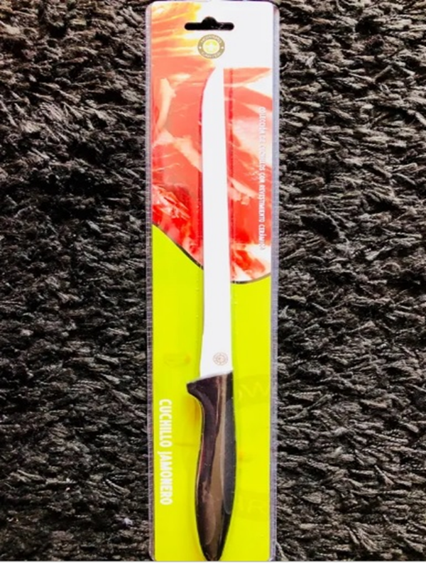 CUCHILLO JAMONERO BLISTER