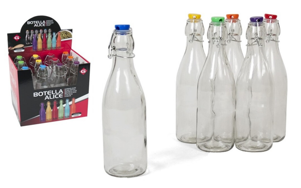 BOTELLA CRISTAL CIERRE GASEOSA 500ml (12)
