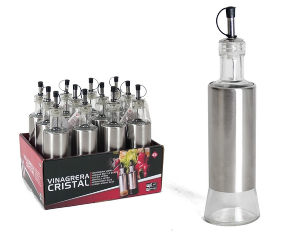 ACEITERA CRISTAL INOX. DOSIFICADOR 290ml