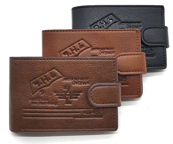 CARTERA JUVENIL CUERO EN CAJA 11x7cm